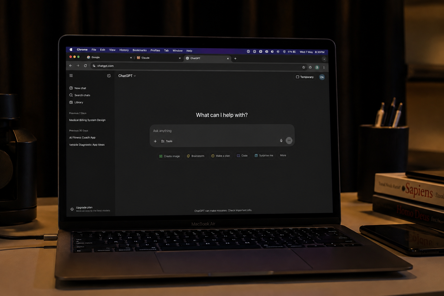 Genesys working on laptop